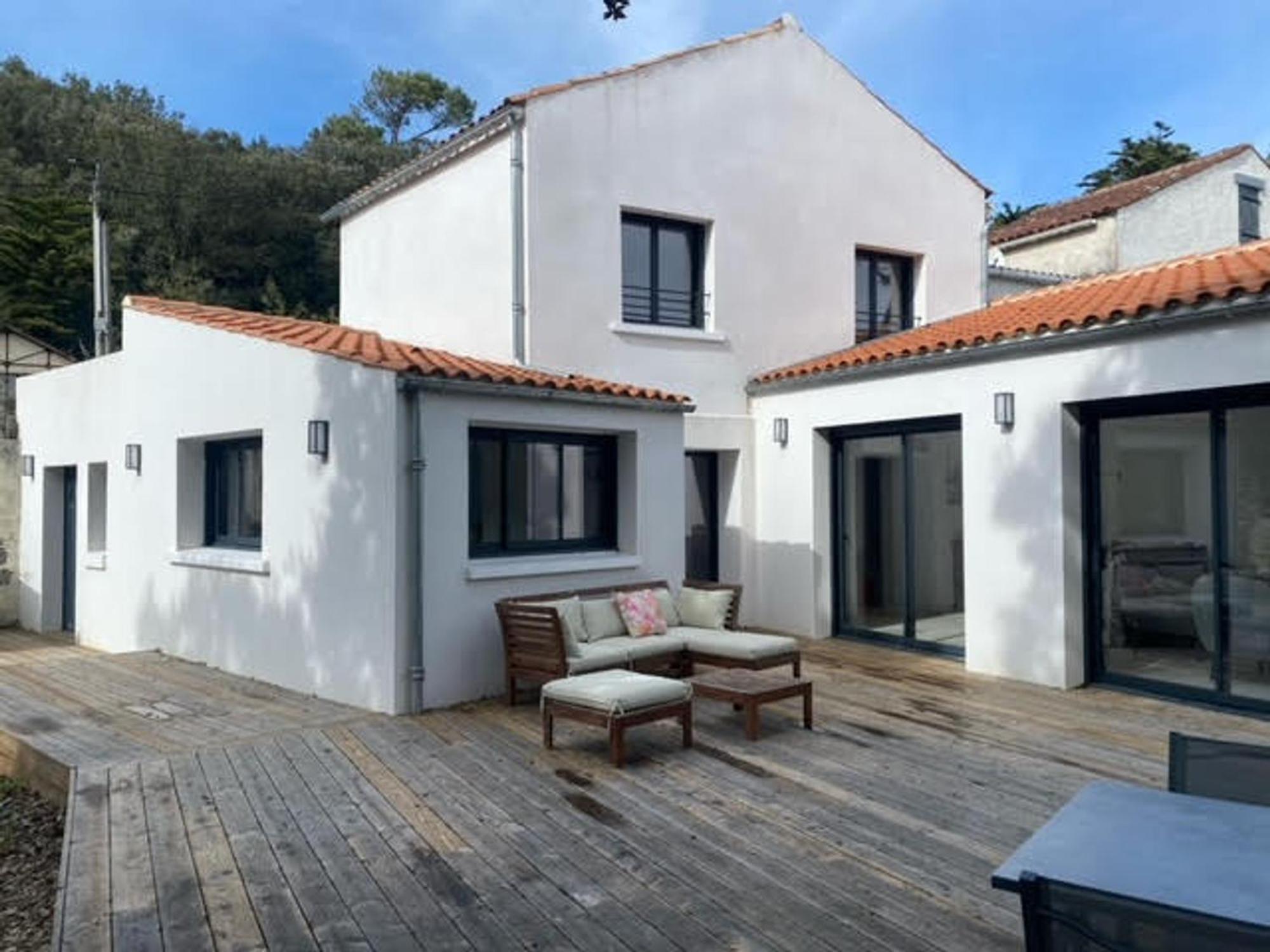 Moderne Pour 8 Pers. A 800m De La Plage Avec Grande Terrasse Et Jardin - Fr-1-778-23